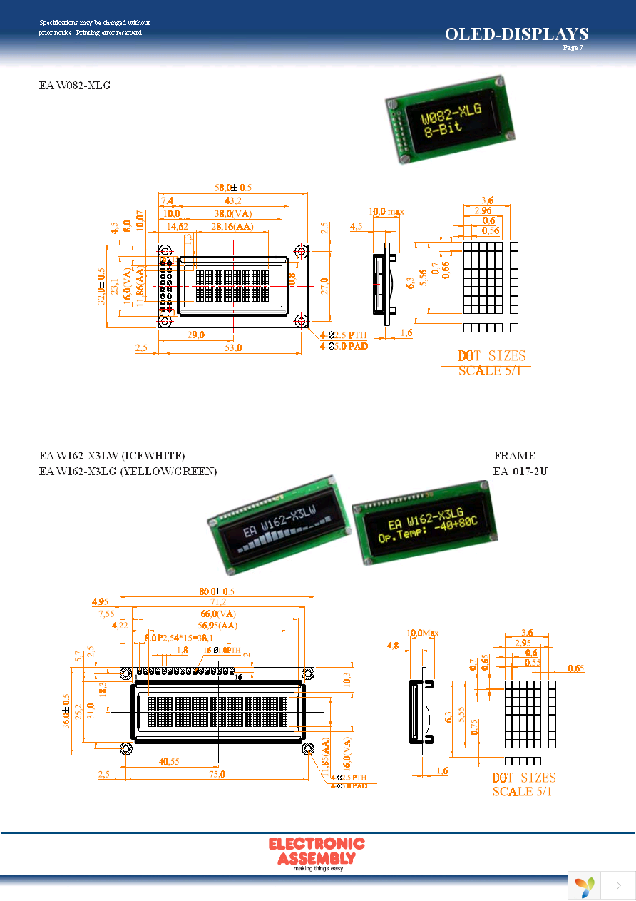 EA W162-X3LG Page 7